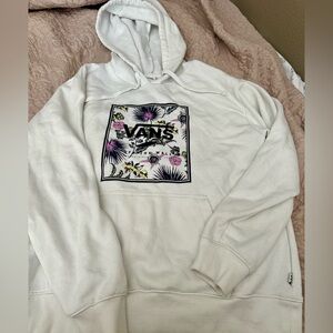 Vans pullover hoodie off white women’s size M
